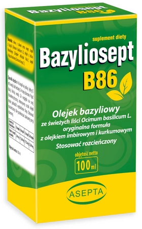 ASEPTA Bazyliosept B86 olejek bazyliowy 100ml