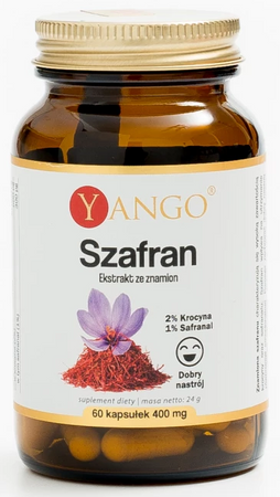 YANGO Szafran ekstrakt ze znamion 60 kapsułek