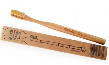  MOHANI   Bambusowa szczoteczka do zębów Medium