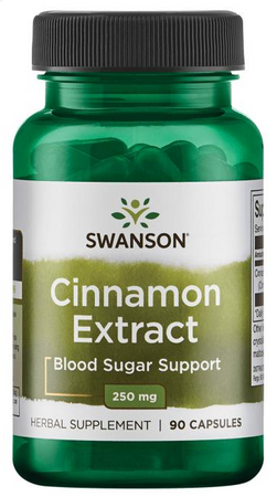 Swanson Cinnamon Extract 250mg 90 kapsułek