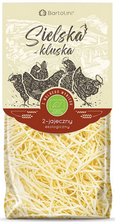 Bartolini Makaron 2-jajeczny krajanka cienka bio 250g