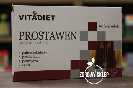 VITADIET PROSTAWEN palma sabałowa pestki dyni cynk 463mg 60 kapsułek