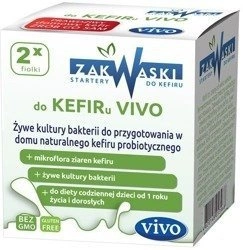 ŻYWE KULTURY BAKTERII DO KEFIRU 1 FIOLKA - VIVO