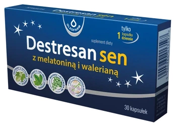 OLEOFARM Destresan sen z melatoniną i walerianą 30 kapsułek