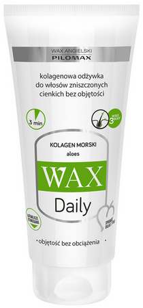 PILOMAX Odżywka kolagenowa do włosów cienkich i bez objętości WAX Daily 200ml