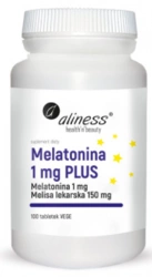 Aliness Melatonina 1mg PLUS  100 tabletek 