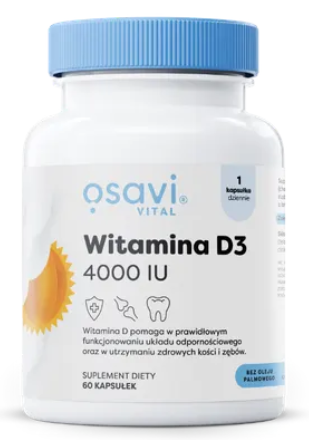 Osavi Witamina D3 4000 IU 60 kapsułek