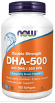 NOW Foods DHA-500 250 EPA 180 kapsułek żelowych