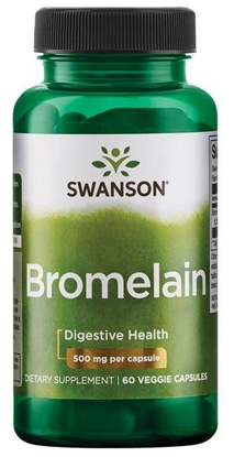 Swanson Bromelain bromelina 60 vege kapsułek