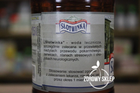 Woda SŁOTWINKA lecznicza PET 500ml