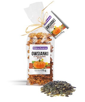 NATURAVENA Owsianki z pestkami dyni  175g