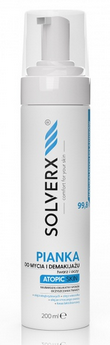 SOLVERX Atopic Skin pianka do mycia i demakijażu twarzy i oczu 200ml