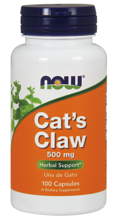 NOW Foods Cat's Claw koci pazur korzeń 500mg 100 kapsułek