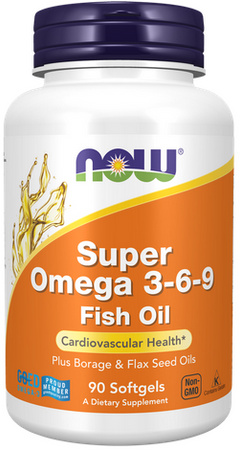 Now Foods Super Omega 3-6-9 1200mg 90 kapsułek żelowych