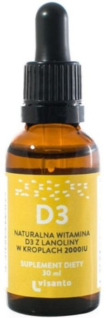 Visanto Witamina D3 w kroplach 2000 IU 30ml