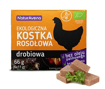NATURAVENA Kostka rosołowa drobiowa 66g (6x11g)