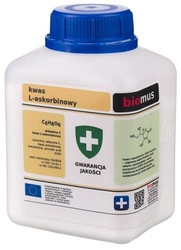 BIOMUS Kwas L-askorbinowy. Witamina C. Czysty min. 99,5% 100g