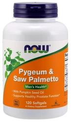 NOW FOODS Pygeum & Saw Palmetto 120 kapsułek