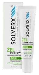 SOLVERX ACNE SKIN Żel punktowy trądzik 15ml