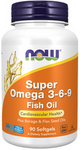 Now Foods Super Omega 3-6-9 1200mg 90 kapsułek żelowych