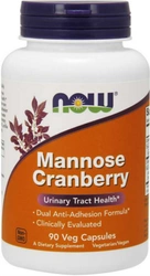 NOW Foods Mannose Cranberry Urinary Tract Health Zdrowe drogi moczowe  90 kapsułek