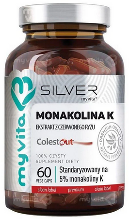 MyVita SILVER Monakolina K 60 kapsułek