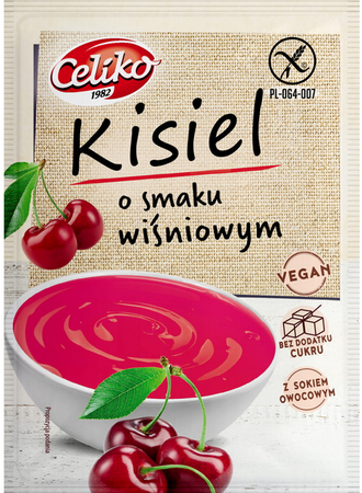 Celiko Kisiel o smaku wiśniowym 40g