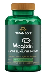 Swanson Magtein L-treonian magnez 90 vege kapsułek