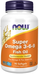 Now Foods Super Omega 3-6-9 1200mg 90 kapsułek żelowych