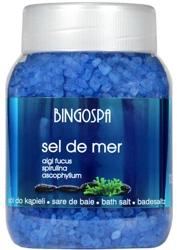 BINGO Sól do  kąpieli Sel de Mer Morska z algami Fucus, Spiruliną i Ascophyllum 1350g