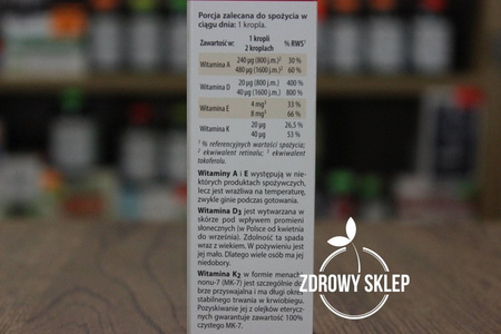 Dr. Jacob's Witamina ADEK A+D3+E+K2 krople 20ml