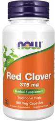 NOW Foods Red Clover Czerwona koniczyna 375mg 100 kapsułek