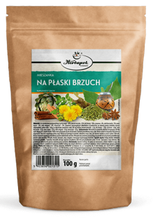 HERBAPOL KRAKÓW Mieszanka na płaski brzuch 100g