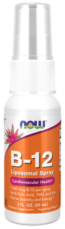 Now Foods Witamina B-12 Liposomal Spray 59ml