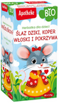 APOTHEKE Herbatka dla dzieci ślaz koper pokrzywa BIO 20x1,5g