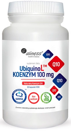 aliness Q10 koenzym UbiquinoL 100mg 60 vege kapsułek