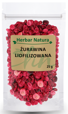 Herbar Natura Żurawina liofilizowana 25g