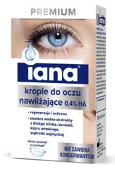 IANA Krople do oczu Intensiv 0,4% Ha Nawilżające 10ml