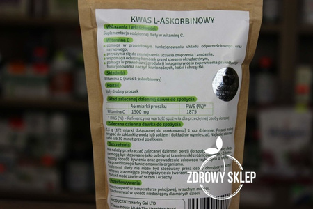 SkarbyGai Witamina C z kapusty kwas L-Askorbinowy 270g