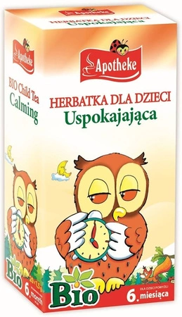APOTHEKE Herbatka uspokajająca dla dzieci powyżej 6 miesiąca życia 20 x 1.5g saszeteki