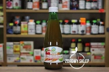 Bio Food SOK marchwiowo-jabłkowy ekologiczny tłoczony 300ml