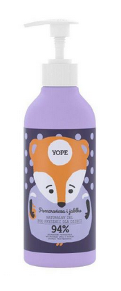 YOPE Żel pod prysznic dla dzieci Pomarańcza i Jabłko Naturalny 400ml 