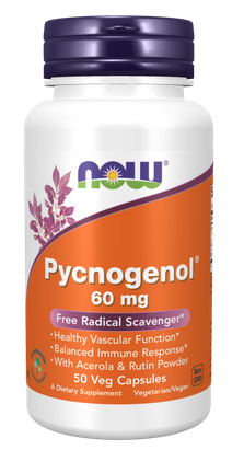 NOW Foods Pycnogenol 60mg 50 kapsułek 