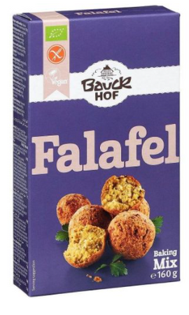BAUCK HOF  Mieszanka do przyrządzenia falafeli bezglutenowa BIO 160g