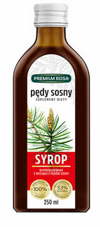 PREMIUM ROSA Syrop z pędów sosny  250ml
