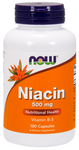NOW FOODS NIACYNA 500MG 100 KAP