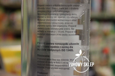 Nano-Tech nanobiotic Silver srebro aXonnite koloidalne 250ml