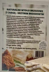 Kopiec Zdrowia naturalne mydło z chagą 110g