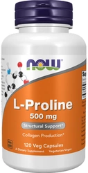 NOW Foods L-Proline 500mg 120 kapsułek