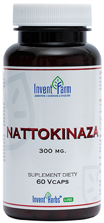 Invent Farm Nattokinaza 300mg 60 vege kapsułek